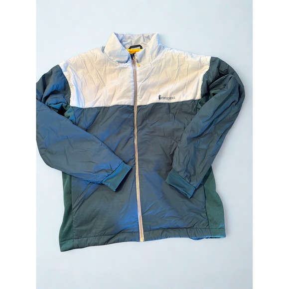 Cotopaxi Men's XL Full Zip Lightweight Windbreaker Jacket Blue White NWOT - Picture 4 of 4